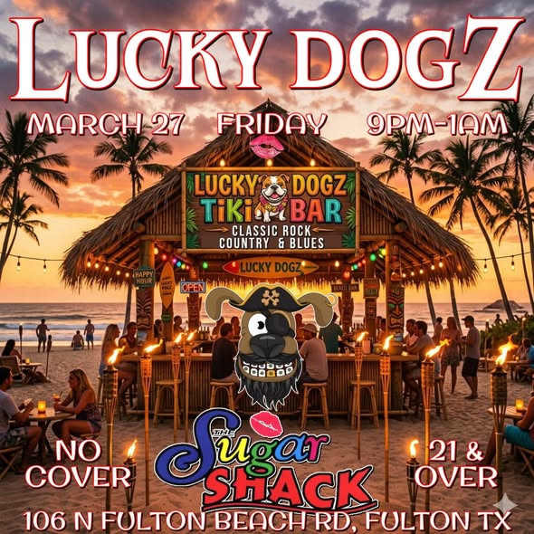 Live Music:  The Lucky Dogz