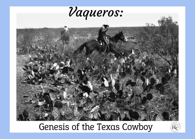 Vaqueros: Genesis of Cowboy Opening