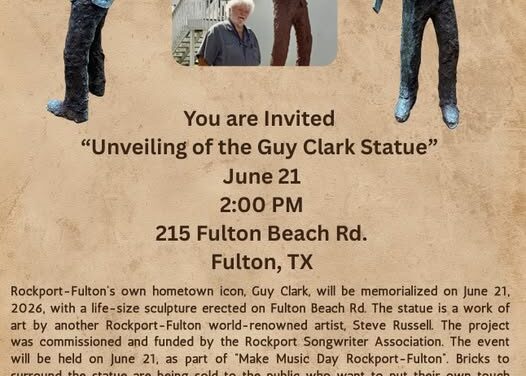 “Unveiling of the Guy Clark Statue”
